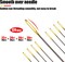 120PCS Cross Stitch Needles + 2 Threaders – Large Eye Embroidery Needles (Sizes 22#-28#)